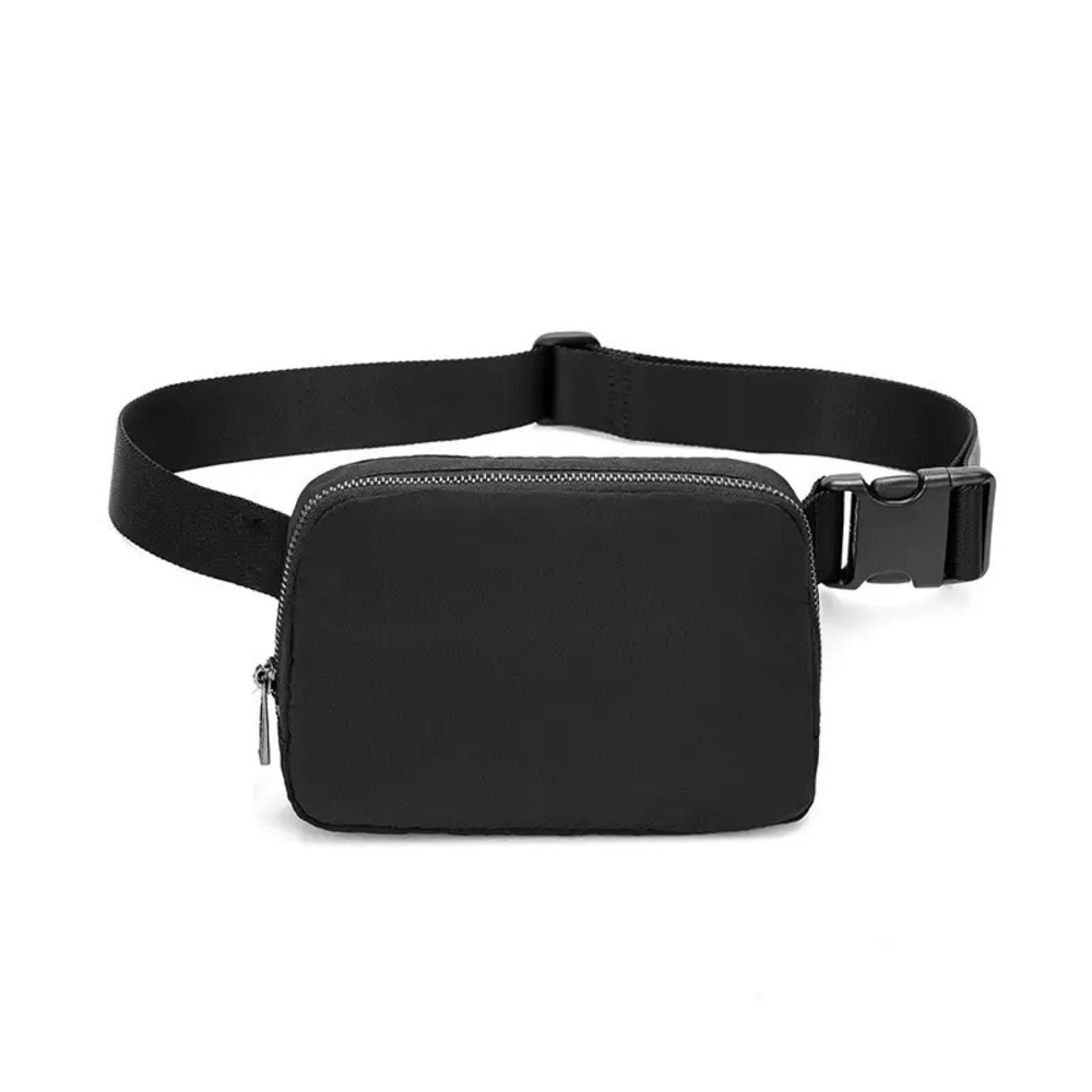 Black Waist Bag Belt Pack